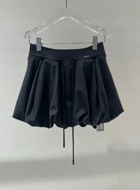 店艾诺丝2025秋季新款时尚百搭宽松显瘦松紧腰A字半身裙AC354133