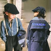 2025纯棉儿童帽子春秋反戴贝雷帽鸭舌帽男孩帅气前进帽薄款 亲子潮