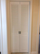 特价全实木百叶门 对开折叠移门定制衣帽间 卫生间 储藏室 书房门