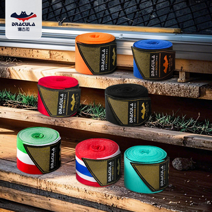 拳击绷带微弹力绑带泰拳散打搏击打拳儿童缠手带绑手带拳带3米5米