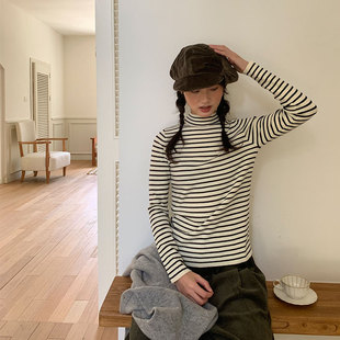 sea 打底针织衫 黑白条纹 灰底藏青条纹 和 peri