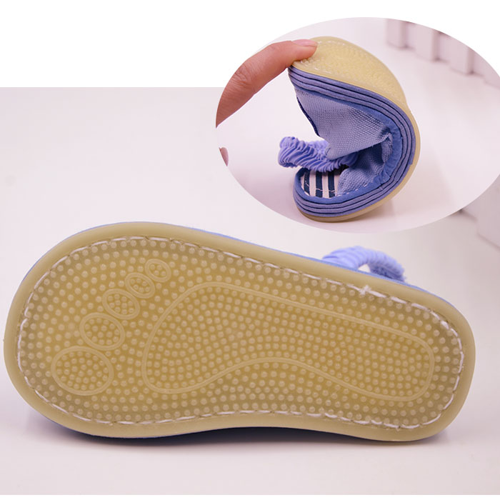 Chaussons enfants en coton pour Toute saison - semelle tendon - Ref 986450 Image 3