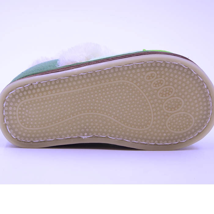 Pantoufles enfants en coton pour hiver - semelle tendon - Ref 987045 Image 4