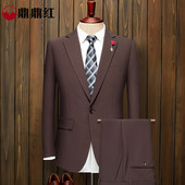 新郎结婚礼服伴郎团套装 套装 商务正装 西装 男套装 宴会商务休闲男士