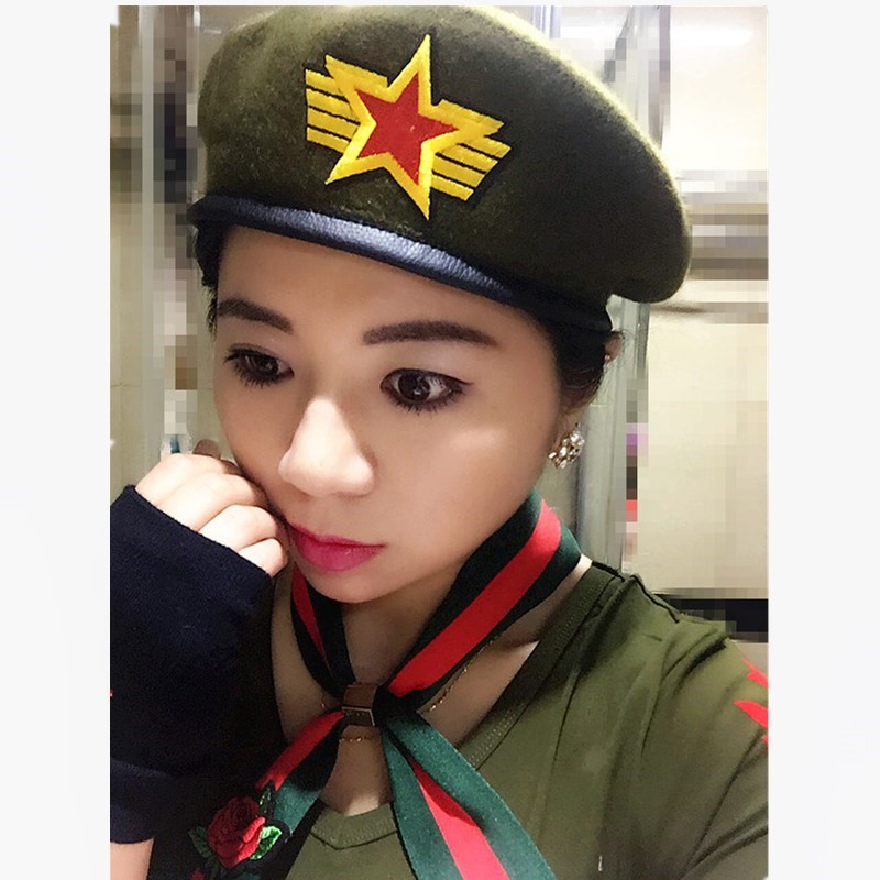 水兵舞军绿船帽红五角星苏联俄罗斯船型国军帽广场舞毛呢贝雷帽子在类目 服饰配件/皮带/帽子/围巾, 帽子中 - 来自Buy2taobao.com提供专业的淘宝代购服务