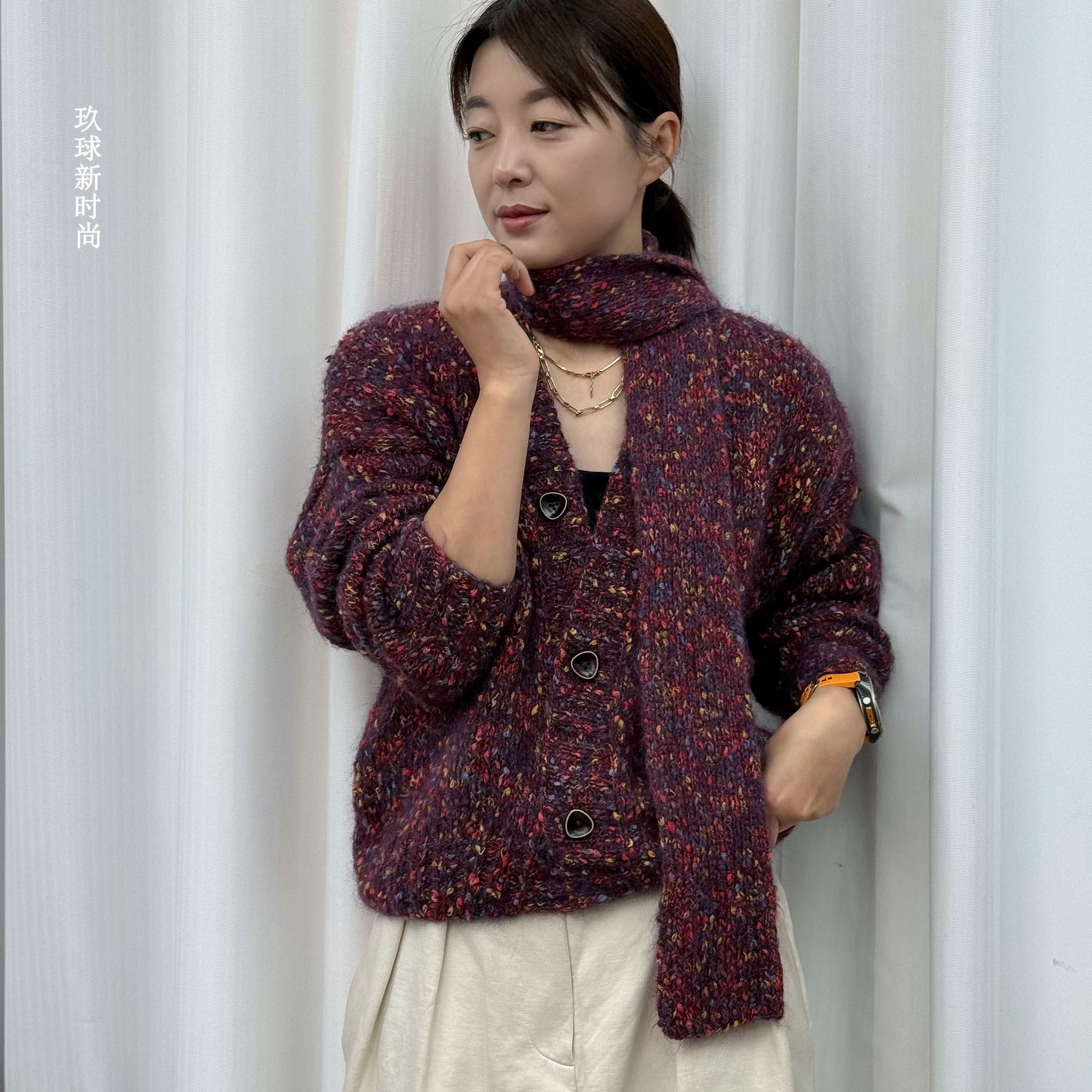 织晕染开衫同款进口晕染花纱毛线一两（50克）玖球新时尚毛线,服饰配件/皮带/帽子/围巾,毛线,淘宝优惠券,粉丝福利购,淘宝优惠卷