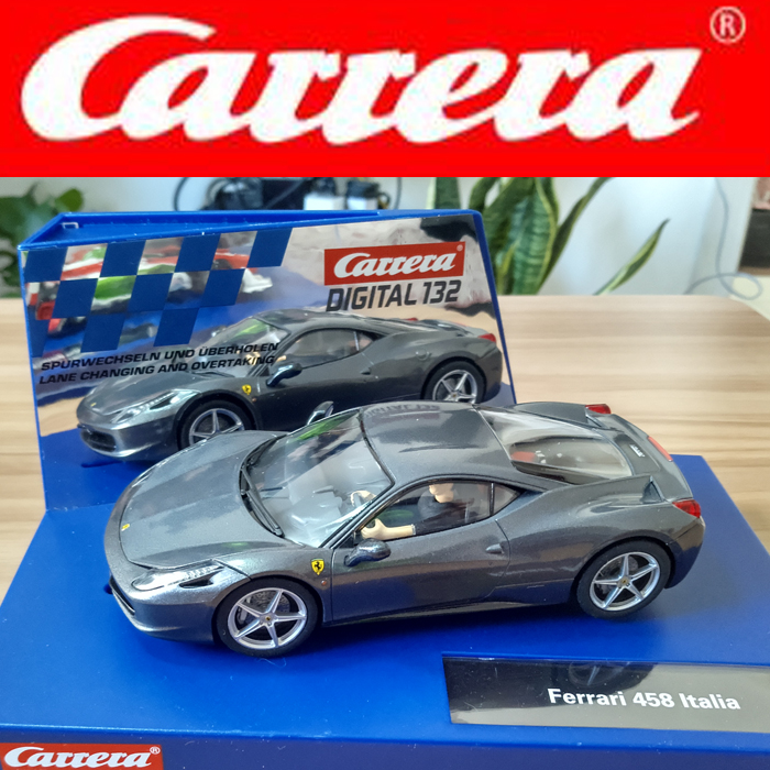 全新正品德国卡雷拉轨道赛车carrera132法拉利 Ferrari458 Italia