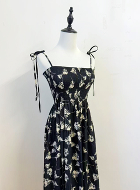 LZHOUSE 2025夏季清货第一波吊带裙碎花连衣裙法式大摆长裙70两件