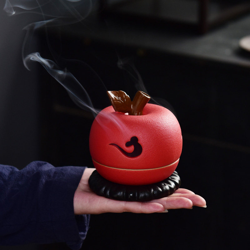 西安旅游纪念品大雁塔礼物陶瓷香炉文创意摆件高档熏香炉送礼品