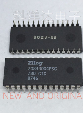 Z0843004PSC Z80 CTC 计数器/定时器电路元件 封装DIP-28  全新