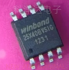 W25X40BVSSIG 25X40BVSIG SOP8 5.2MM宽 4M FLASH存储器芯片 全新