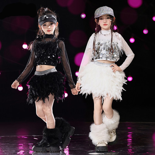 爵士舞服装女童潮酷时髦ja