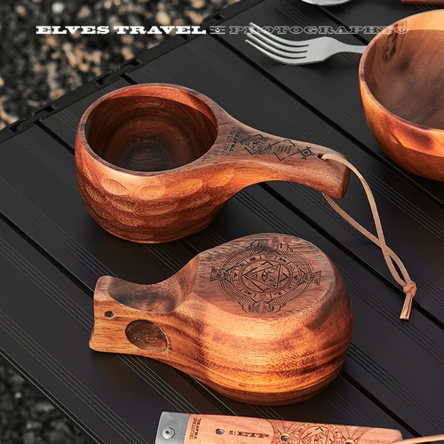 ETP Elf Elf Outdoor Camp Установка деревянная чашка BC Finnish Cup