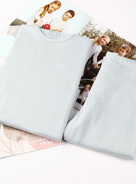 德国舒雅儿童保暖内衣男童小学生厚款加绒阿米诺保暖套装15913W