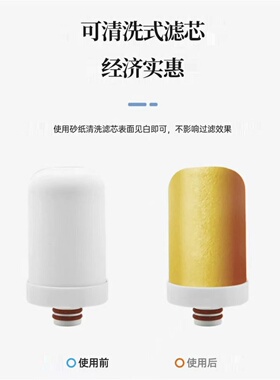 【陶瓷芯】德克史帝夫净水器ST901/S100陶瓷阻垢滤芯过滤水碱水洗
