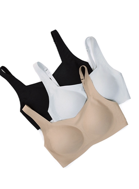 有致 2025春夏新款自然软支撑一体式无痕无钢圈果冻胶文胸101083