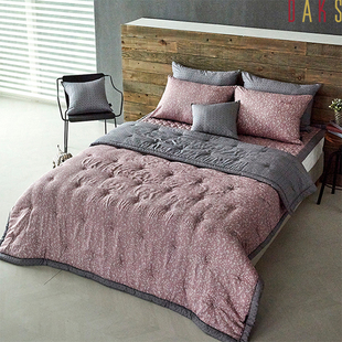 韩国代购 正品 韩式 新品 木棉被套件被子床盖枕套床品4件套木棉S 冬季