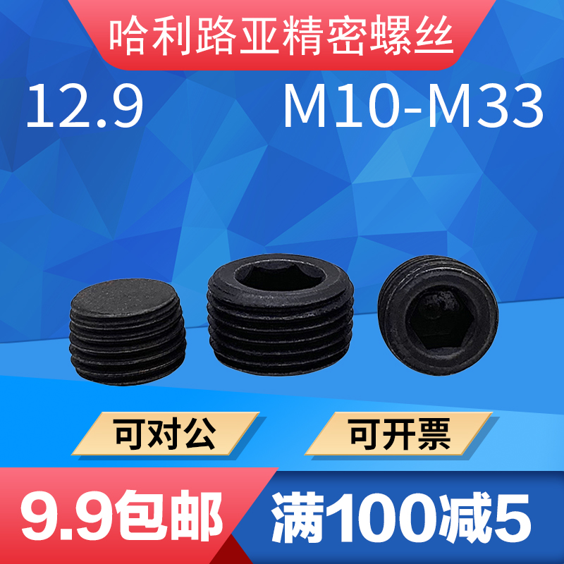 12.9级公制堵头止付螺丝喉塞