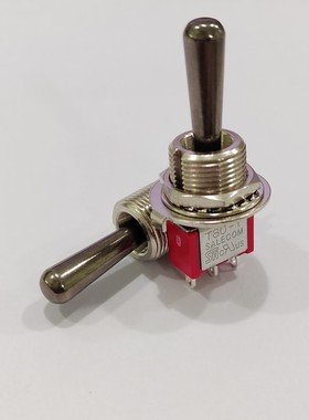 SH品牌T80-T系列 3脚粗柄12mm大头钮子开关 T8013-ZBQ可带防水帽