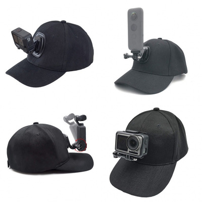 运动相机鸭舌帽摄影帽GOPRO13/pocket3/action5/insta360 oneX4/X