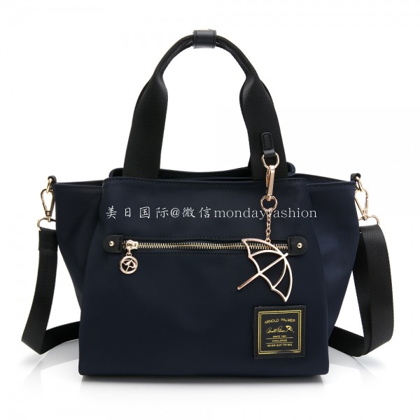 Arnold Palmer 城市漫步系列-梯形2WAY手提包 深藍