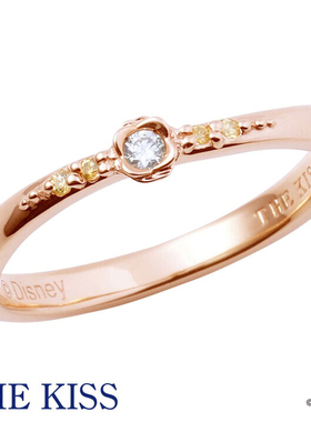 日本THE KISS 迪士尼公主系列 美女與野獸純銀戒指