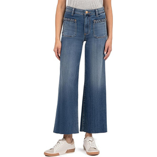 Kloth女裤 the 时尚 棉质混纺宽松阔腿裤 美国产KUT 休闲长裤 from