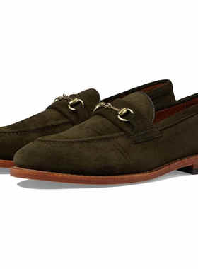 美国产Allen Edmonds男鞋时尚优质牛皮休闲皮鞋一脚蹬乐福鞋单鞋