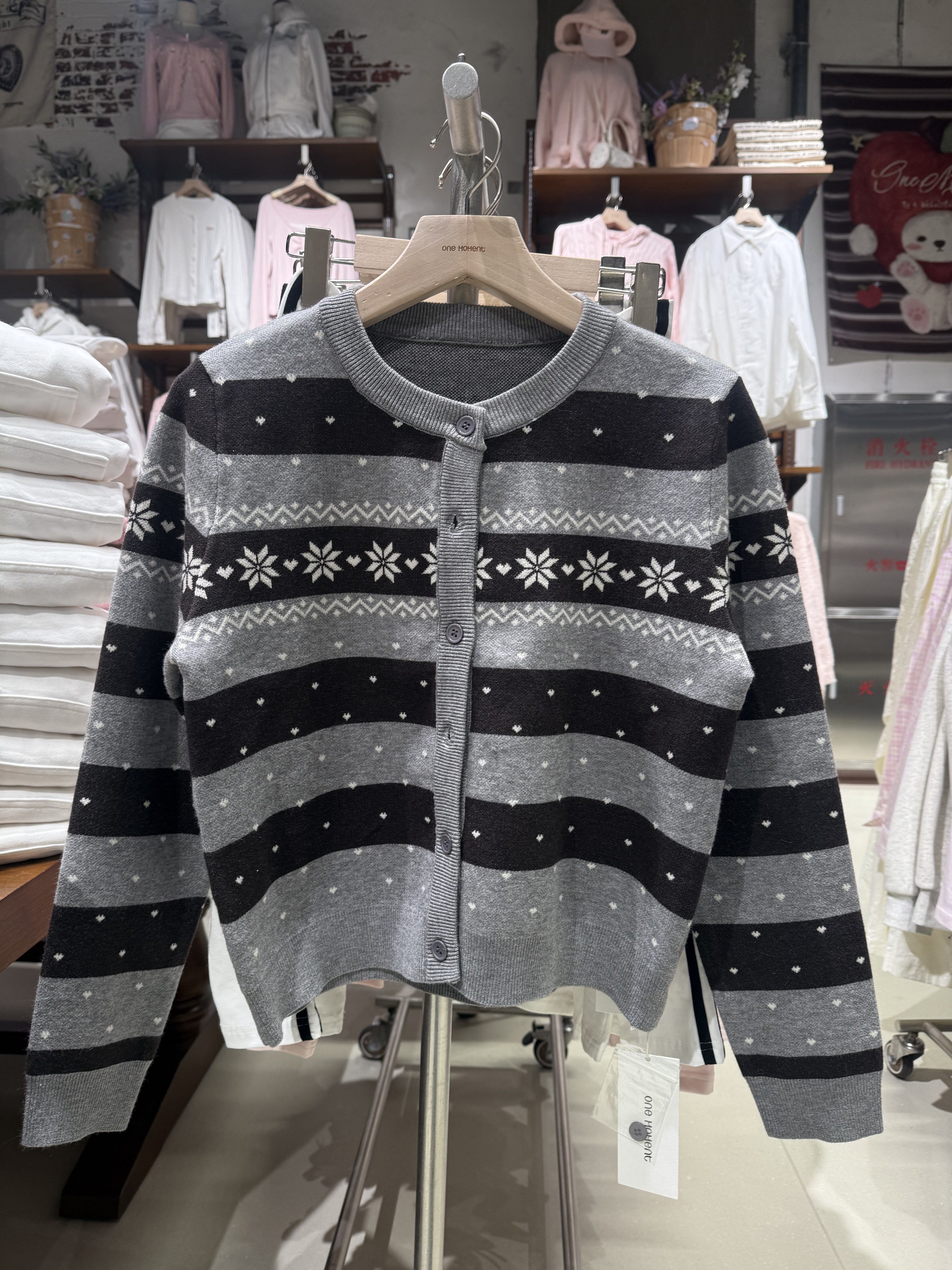 OM one moment国内正品代购针织开衫不支持退换