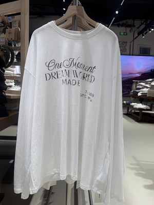 OM one moment国内北京正品代购长袖T恤不支持退换