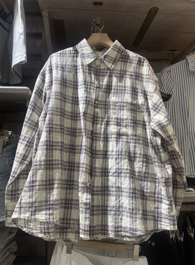 BASEMENT FG 国内北京BF正品代购格子长袖衬衫不支持退换