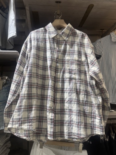 BASEMENT FG 国内北京BF正品代购格子长袖衬衫不支持退换