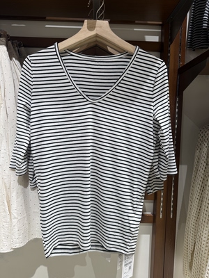 OM one moment国内北京正品代购条纹短袖T恤不支持退换