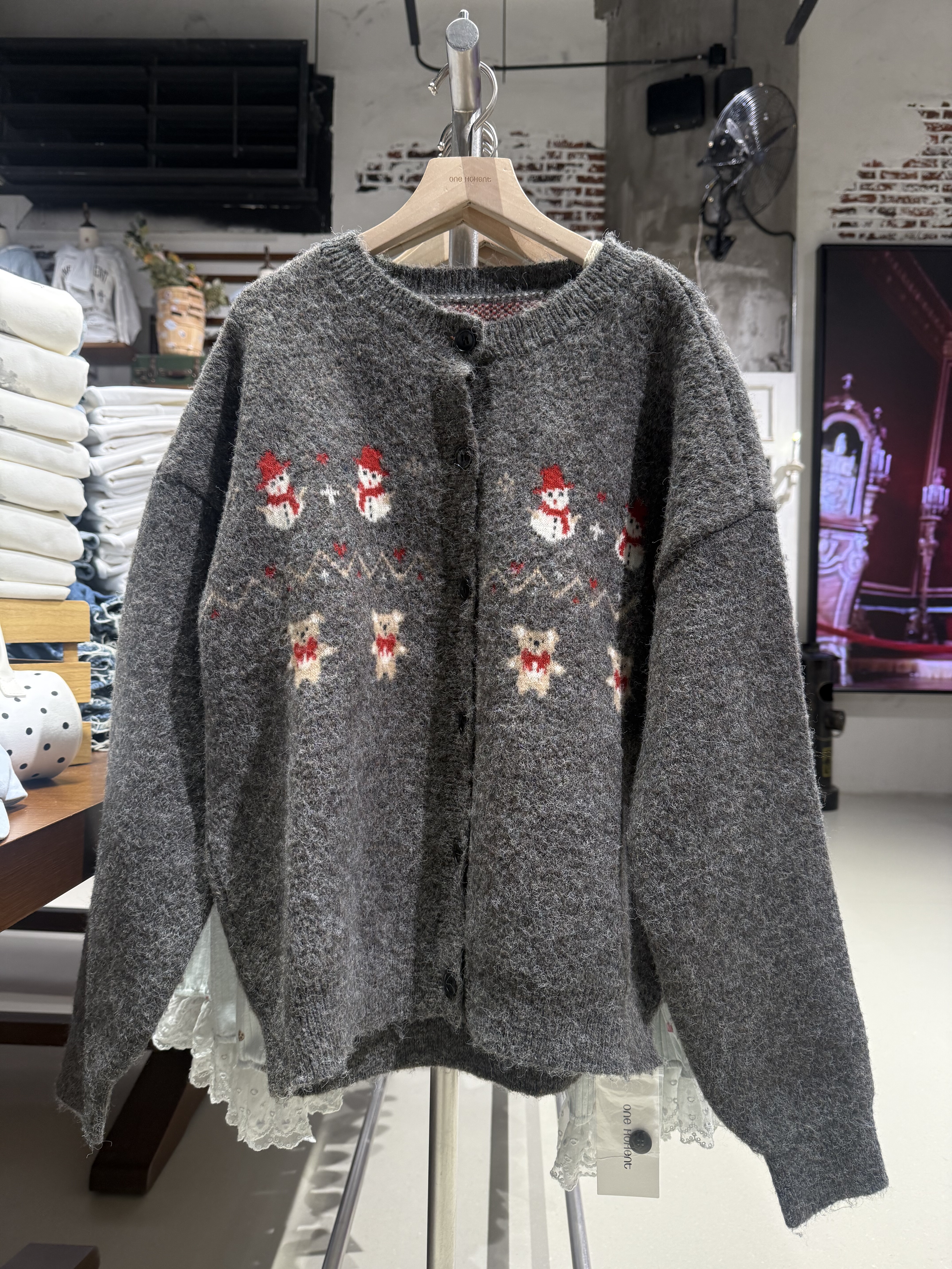 OM one moment国内正品代购针织毛衣外套不支持退换