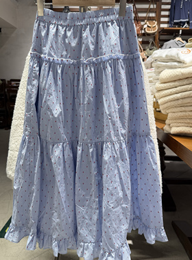 OM one moment国内正品代购小清新格子半身裙不支持退换