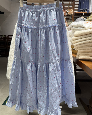 OM one moment国内正品代购小清新格子半身裙不支持退换