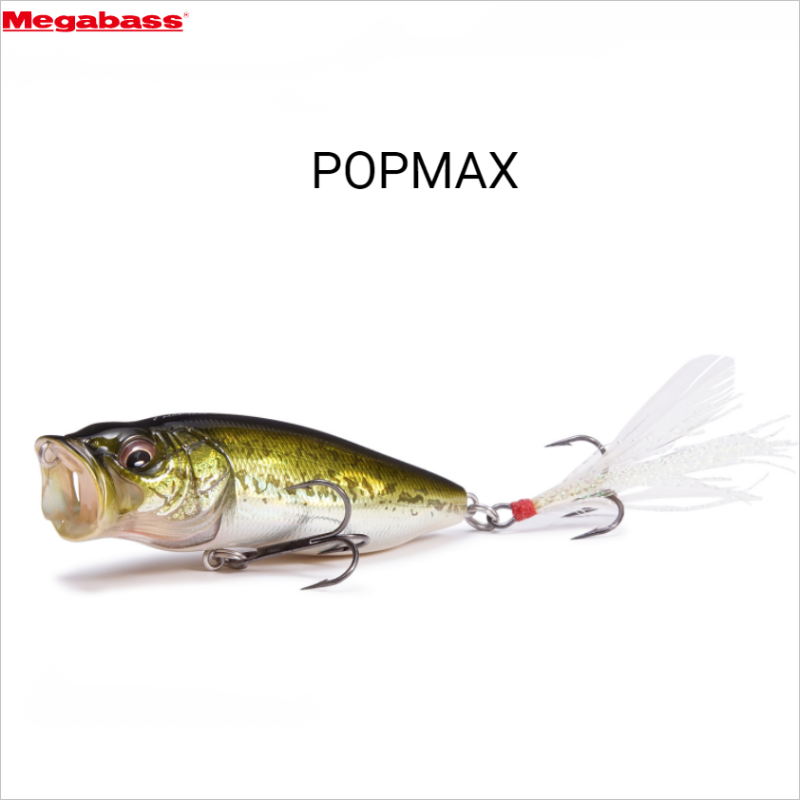 日本原装进口megabass波爬浮水系路亚饵popmax水面系米诺铅笔假饵