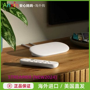 新款Google tv streamer 4k语音搜索遥控器 智能家居投屏电视盒子