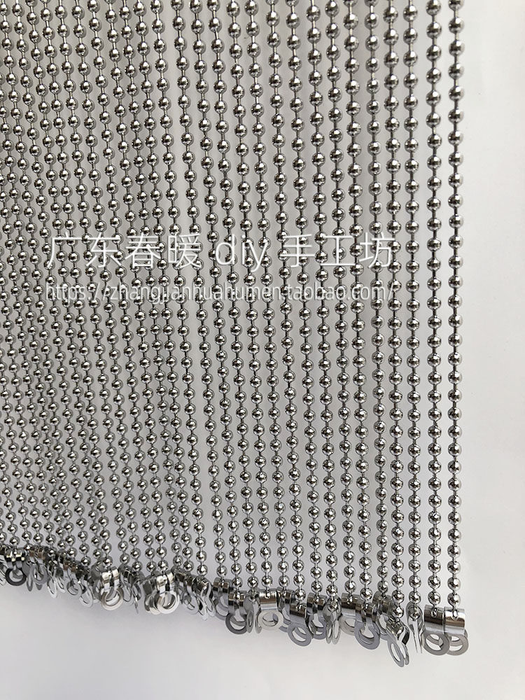 1 미터 웨이브 비드 체인 상표 태그 인형 인형 장난감 끈 DIY 쥬얼리 액세서리 패션 비드 체인