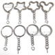 金属圆环加链条配圈羊眼钉玩具公仔车钥匙挂扣diy创意礼品钥匙扣