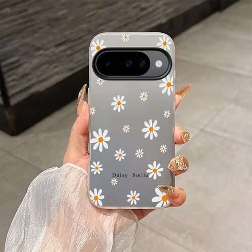雏菊英文适用于谷歌Pixel10proXL/10pro手机壳9proXL果冻壳Google Pixel8pro保护套7pro小花7A/8A/10/10pro