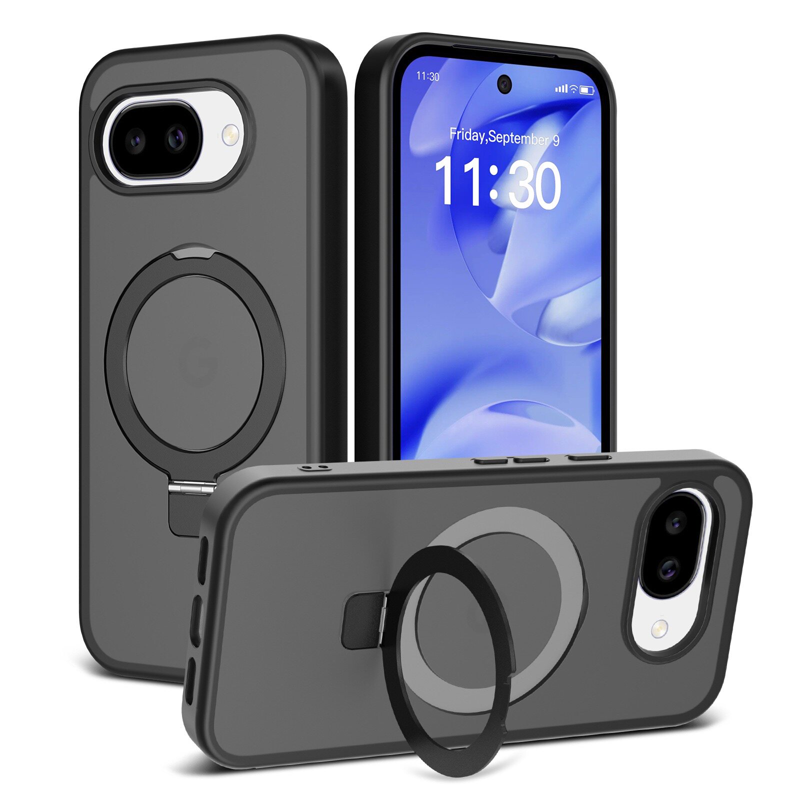 磁吸支架适用于谷歌Pixel 10A/9A磨砂手机壳10proXL肤感9proXL商务Google Pixel9pro简约10pro保护壳10/9