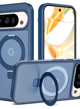 磁吸支架适用于谷歌Pixel 10proXL磨砂手机壳9proXL肤感10A商务Google Pixel9pro简约10proXL保护壳10/9