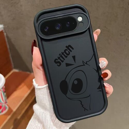 线条史迪仔适用谷歌Pixel10proXL/10pro手机壳9proXL卡通Google Pixel8pro保护套7pro软壳7A/8A/10可爱10pro