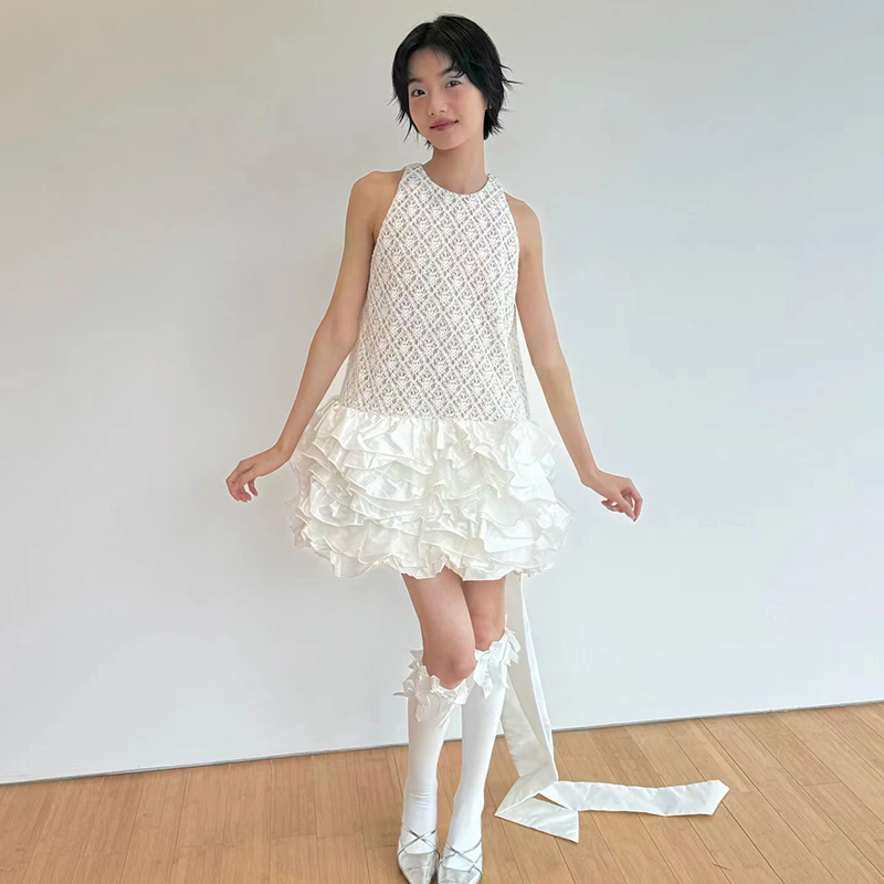 2025新款订婚礼服小众高级感轻婚纱高端礼裙夏生日聚会裙小个子秋