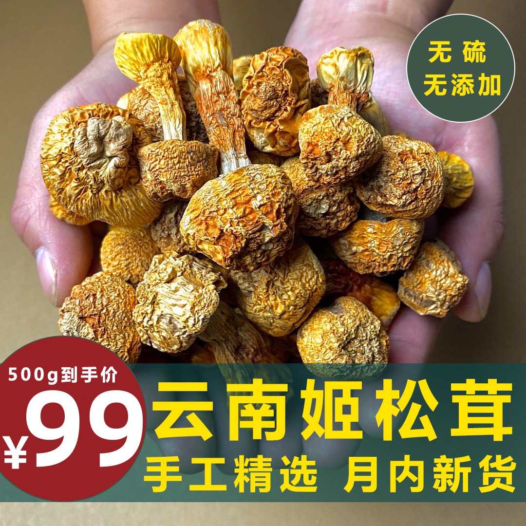 姬松茸干货菌类云南特产500g新鲜