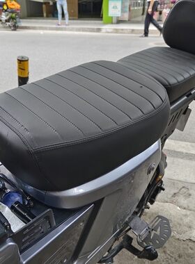 深远新国标007电车座子电动车009外卖电瓶车专用坐包坐垫加厚舒适