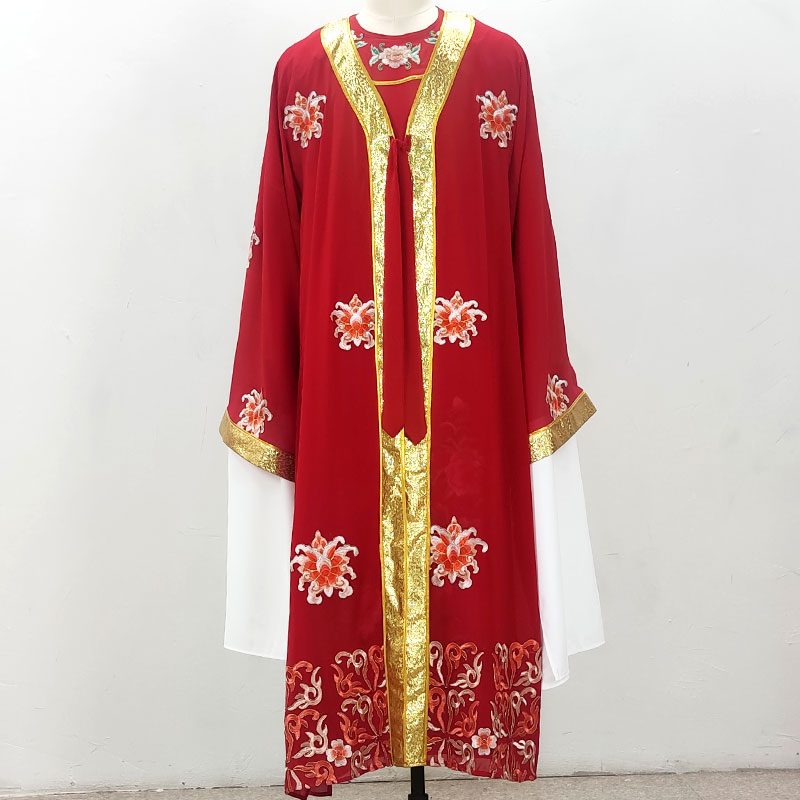 美春戏具2023花烛泪绣花对披戏服图片