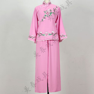 新款绣花小次店九斤小旦丫环戏服越剧戏戏剧戏曲黄梅戏舞蹈演出服