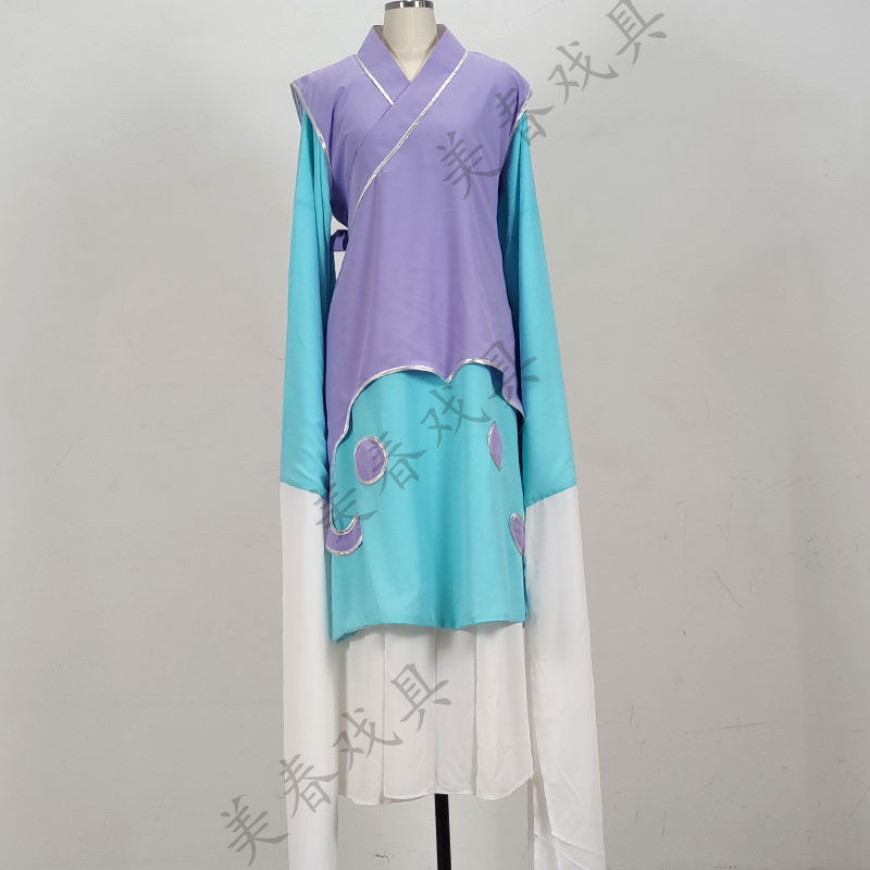 新款高档道姑素花旦老旦越剧戏服黄梅戏琼剧舞蹈演出戏剧戏曲服饰